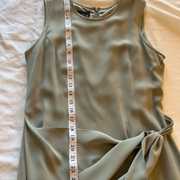 Vintage August Silk silk fully lined faux wrap dress - Picture 8 of 10